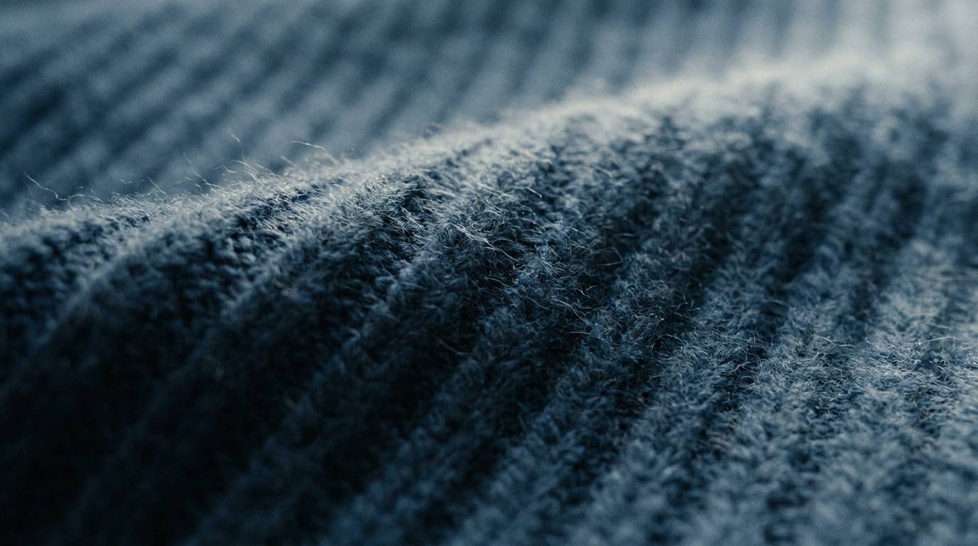 An illustrated guide to recognising genuine cashmere through touch, warmth and fibre quality.