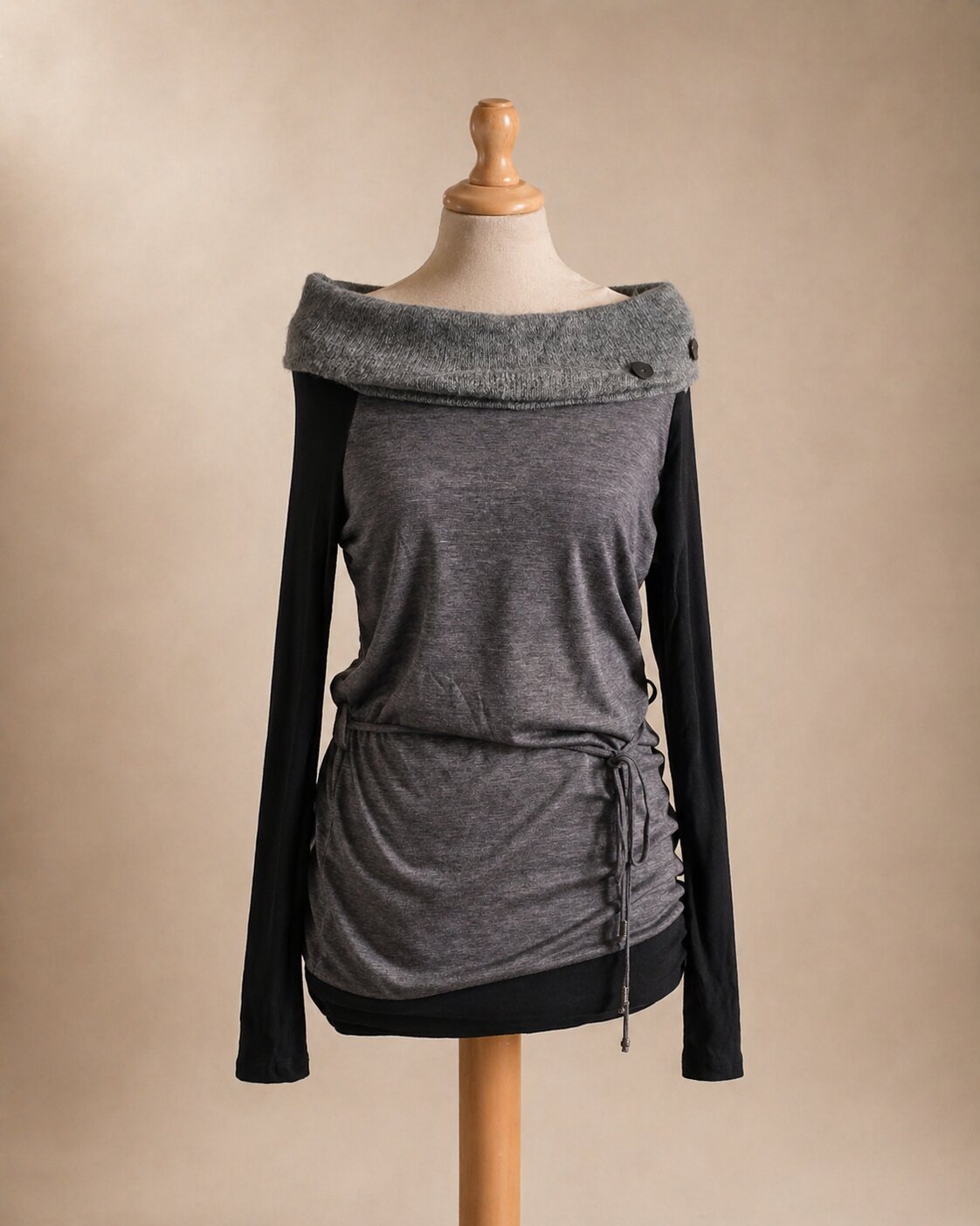 Rifugio mohair collar knit top